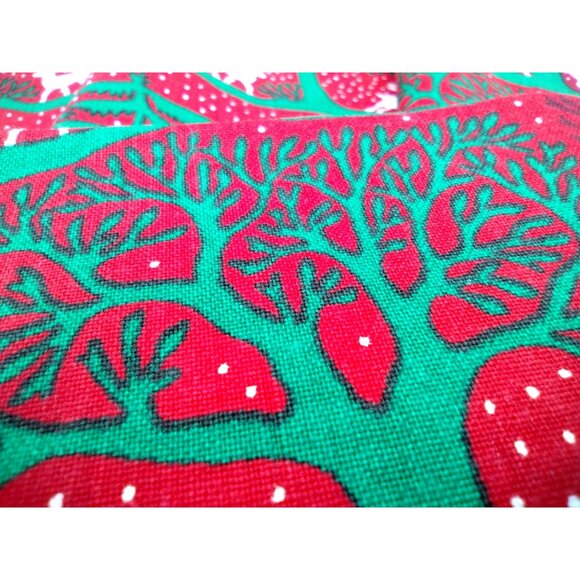 Christmas Napkins Woodland Santa Cheryl Ann Johnson 1980s Set of 6 Rustic - Picture 13 of 14